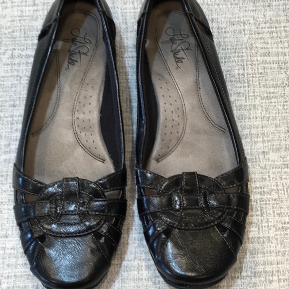 Womens black ballet flats size 9 - Picture 8 of 9
